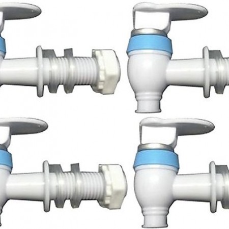 4 Pieces Water Dispenser Polythene Tap - Long Body Thread