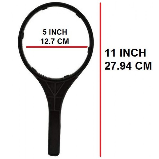 20 inch Pre-Filter, Spun Filter, 3/8" Elbow Connector, Spanner Key, 3/8" RO Pipe, SS Plate