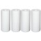 RO 20 inch 4 piecce Jumbo Polypropylene Spun Filter Cartridge 4.5 inch Dia (White).